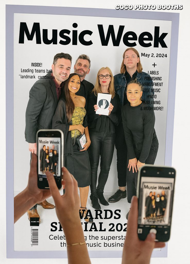 magazine cover photo booth hire london